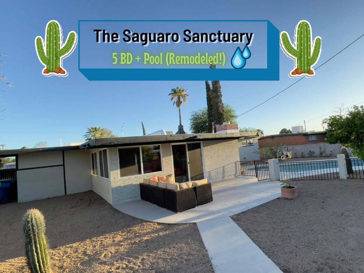 Private Home - Heated Pool, Billiards, Darts, Foosball, Fireplace, 5 Smart Tvs, Bbq, Cotton Bedding - The Saguaro Sanctuary, Pool Heat Optional Tucson Kültér fotó