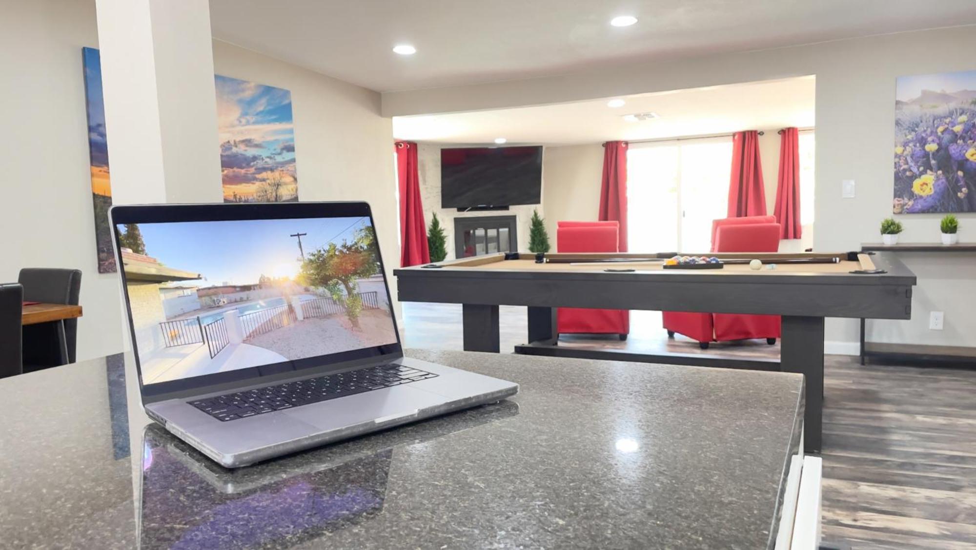Private Home - Heated Pool, Billiards, Darts, Foosball, Fireplace, 5 Smart Tvs, Bbq, Cotton Bedding - The Saguaro Sanctuary, Pool Heat Optional Tucson Kültér fotó