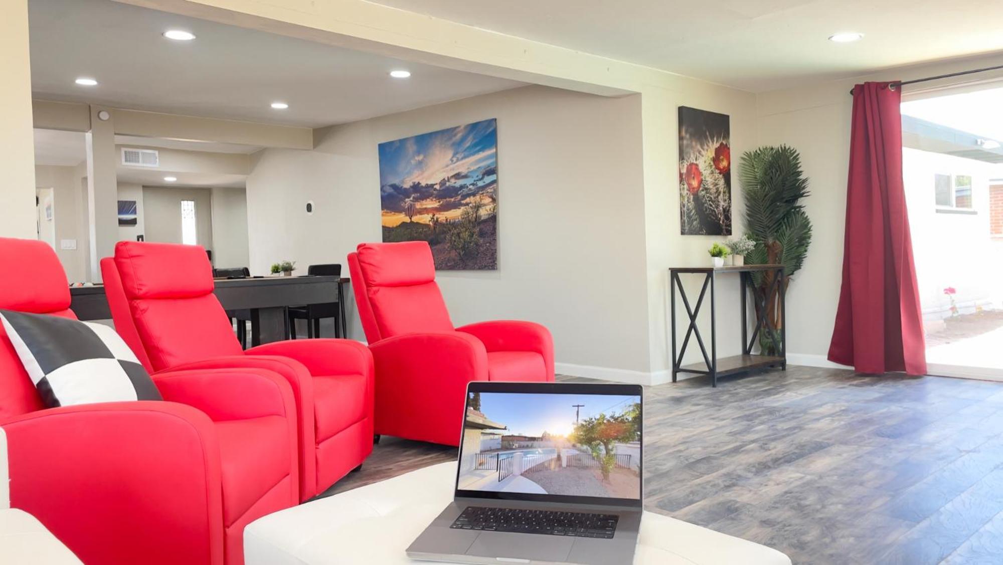 Private Home - Heated Pool, Billiards, Darts, Foosball, Fireplace, 5 Smart Tvs, Bbq, Cotton Bedding - The Saguaro Sanctuary, Pool Heat Optional Tucson Kültér fotó